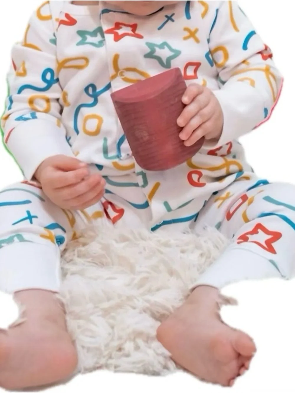 Baby Doodles Romper 100% Organic Pima Cotton 0-3 Months